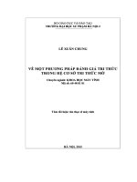 Về một phương pháp đánh giá tri thức trong hệ cơ sở tri thức mờ 