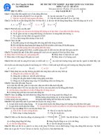 Đề thi thử THPT QG số 19 môn vật lý (có đáp án) 