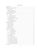 Báo cáo đồ án công nghệ thông tin: Xây dựng Website thương mại