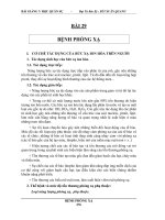 Bài giảng y học quân sự  bài 29   bệnh phóng xạ