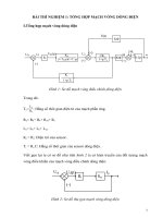 báo cáo thực hành môn tổng hợp hệ điện cơ 
