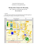 Bài thực hành về quan trắc môi trường