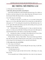 HƯỚNG dẫn sử DỤNG hệ mô PHỎNG máy lái 