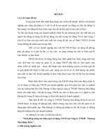 Giải pháp nâng cao hiệu quả sử dụng TSCĐ tại công ty TNHH thương mại đặng kiên 