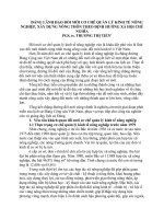 Đảng lãnh đạo đổi mới cơ chế quản lý kính tế nông nghiệp, xây dựng nông thôn theo định hướng xă hội chủ nghĩa