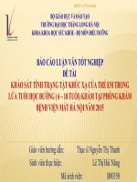 Thực trạng tật khúc xạ của học sinh trong lứa tuổi học đường (6 18 tuổi) khám tại phòng khám bệnh viện mắt hà nội năm 2015 và một số yếu tố liên quan 