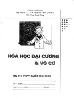 Tóm tắt lý thuyết hóa vô cơ 