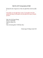 Quan điểm của chủ nghĩa mác lênin về chủ nghĩa tư bản độc quyền vận dụng để nghiên cứu trên phân tích công ty đa quốc gia KFC 