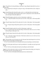 Tài liệu ôn thi nguyên lý thống kê có đáp án