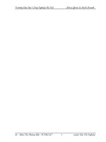 Giải pháp nâng cao chất lượng hoạt động cho vay Doanh nghiệp nhỏ và vừa tại Ngân hàng Nông nghiệp và Phát triển nông thôn chi nhánh huyện Quế Võ