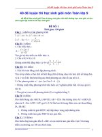40 de luyen thi hoc sinh gioi mon toan lop 9