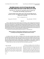 ẢNH HƯỞNG của mùa vụ, lứa đẻ và THỂ TRẠNG đến HOẠT ĐỘNG của BUỒNG TRỨNG bò sữa SAU đẻ 120 NGÀY NUÔI tại BA vì, hà nội 
