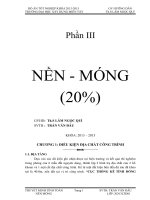 Đồ Án Móng Cọc Ép 20%