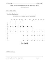 Thiết kế nền móng cho 1 công trình xây dựng