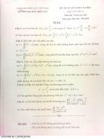 Tai lieu on thi Cao hoc mon toan dai hoc dien luc 1