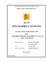 Tìm hiểu thương mại điện tử và xây dựng một website thương mại điện tử