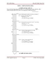 Thiet ke mong bang ( Do an nen mong)