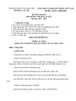 Bài thu hoạch Bồi dưỡng Thường xuyên mô dul 23 THCS