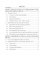 Chính sách đầu tư trực tiếp ra nước ngoài của Thái Lan và tình hình FDI của Thái Lan tại Việt Nam giai đoạn 2006 – 2015