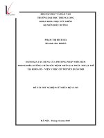 Đánh giá tác dụng của phương pháp nhĩ châm trong điều dưỡng chăm sóc bệnh nhân sau phẫu thuật trĩ tại khoa b3  viện y học cổ truyền 