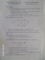 đề thi toán rời rạc đại học Công nghệ