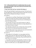 Tính tất yếu về sự phân hóa giai cấp và sự xuất hiện những mâu thuẫn cơ bản trong xã hội việt nam dưới thời pháp thuộc 