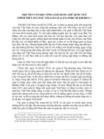 MỘT NỀN VĂN HỌC CÔNG GIÁO BẰNG CHỮ QUỐC NGỮ CHÍNH THỨC BẮT ĐẦU VỚI GIÁO SĨ ALEXANDRE DE RHODES