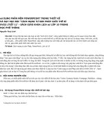 sử DỤNG PHẦN mềm POWERPOINT TRONG THIẾT kế và dạy học bài CÁCH MẠNG tư sản PHÁP CUỐI THẾ kỉ XVIII (TIẾT 1)   SÁCH GIÁO KHOA LỊCH sử lớp 10 TRUNG học PHỔ THÔNG