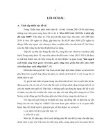 Tiểu luận hoàn thiện chính sách tỷ giá ở việt nam giai đoạn 2010 2020 