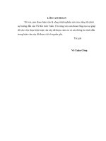 Phân tích đánh giá và đề xuất một số giải pháp giảm tổn thất điện năng ở điện lực từ liêm