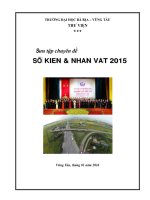 Sưu tập chuyên đề sự kiện và nhân vật 2015