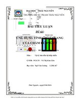 UNG DUNG TINH CHAT QUANG CUA CHAM LUONG TU