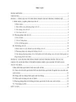 Phương pháp chỉ số vận dụng phương pháp chỉ số trong phân tích ảnh hưởng của một số nhân tố đến biến động hiệu quả kinh tế nền sản xuất xã hội