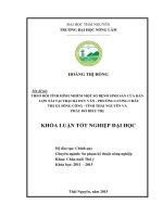 Theo dõi tình hình nhiễm một số bệnh sinh sản của đàn lợn nái tại trại Hà Duy Văn  phường Lương Châu  thị xã Sông Công  tỉnh Thái Nguyên và phác đồ điều trị