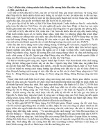 Nội dung ôn tập môn Lịch sử Đảng lớp ccllct tập trung Khu vực II, Quận 9, Tp.HCM