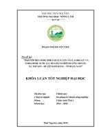 Theo dõi khả năng sinh sản của lợn nái Yorkshire và Landrace nuôi tại doanh nghiệp Dương Hoàng  xã Thi Sơn  huyện Kim Bảng  tỉnh Hà Nam