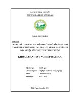 Đánh giá tình hình mắc bệnh đường hô hấp ở lợn thịt và biện pháp phòng trị, tại trại lợn khánh lan, xã linh sơn   huyện đồng hỷ   tỉnh thái nguyên