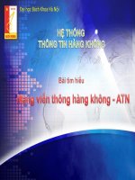 Bài tìm hiểu mạng viễn thông hàng không atn