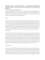 Bài tập cá nhân 1 Luật Dân sự module 1  Trong trường hợp pháp luật không quy định và các bên không có thoả thuận thì có thể áp dụng tập quán