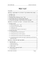 Đồ án tính toán hệ thống chưng luyện liên tục để tách hỗn hợp hai cấu tử ac