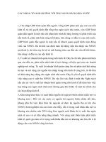 CÁC NHÂN tố ẢNH HƯỞNG tới THU NGÂN SÁCH NHÀ nước