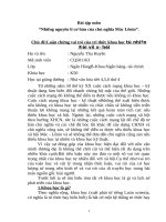 Luận chứng vai trò của tri thức khoa học tự nhiên đối với xã hội 