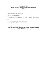 Luận chứng về vai trò của tri thức công nghệ sinh học với sự phát triển y học 