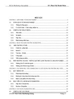 XÂY DỰNG CHIẾN lược MARKETING cho công ty Thiết bị y tế DANAMECO