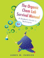 The Organic Chem Lab Survival Manual A Students Guide to Techniques, 8th Edition  James W. Zubrick