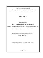 Báo điện tử với vấn đề nợ công của việt nam (khảo sát trên các báo điện tử nhân dân, thời báo kinh tế việt nam, thời báo tài chính việt nam từ 01 01 2014 đến 31 12 2014) 