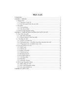 Đồ án thiết kế phân xưởng sản xuất vải sấy