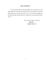 Nghiên cứu tình hình tiêu thụ lúa giống của công ty cổ phần giống cây trồng nghệ an