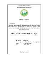 Điều tra tình hình mắc bệnh phân trắng ở lợn con tại trại chăn nuôi CP Mỹ Đức Hà Nội và so sánh hiệu lực của hai loại thuốc Baytril max và Lincospecto.ject
