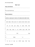 Tình hình  thực hiện cơ chế  “một cửa”  tại UBND huyện diễn châu